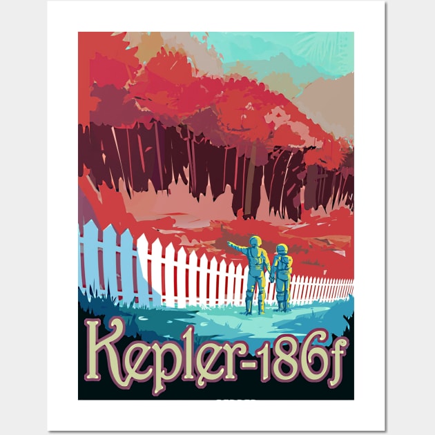 Kepler 186f - Space Travel Wall Art by Culturio